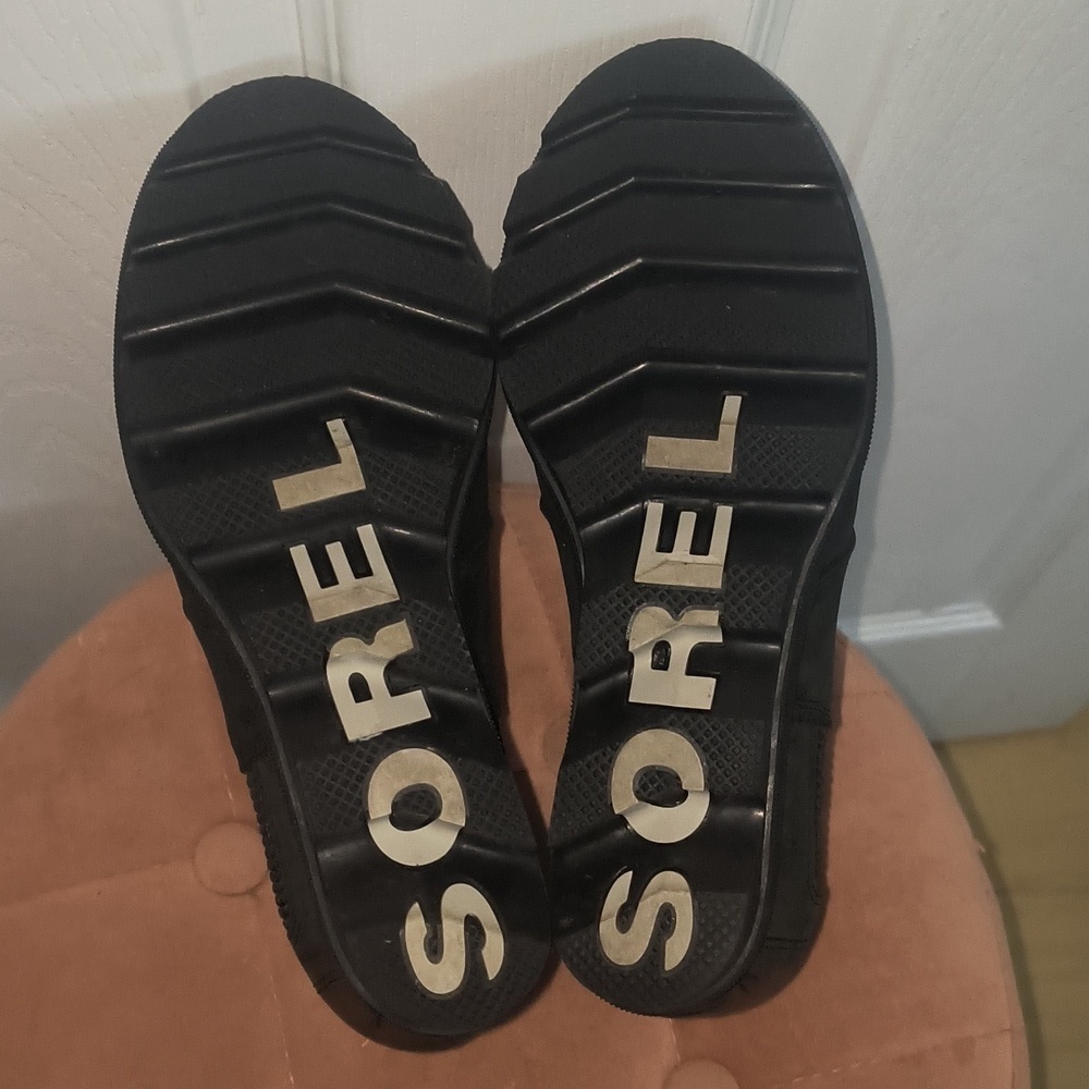 Sorel Joan Rhapsody Wedge Chelsea Leather Snow Boot Size 7.5 - Picture 9 of 9